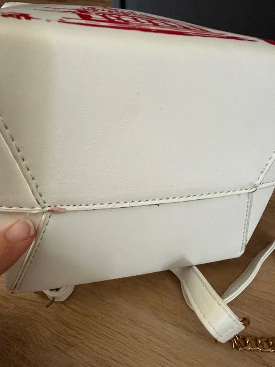 Chinese Takeout Container White Shoulder /Crossbody Bag - Picture 5 of 5
